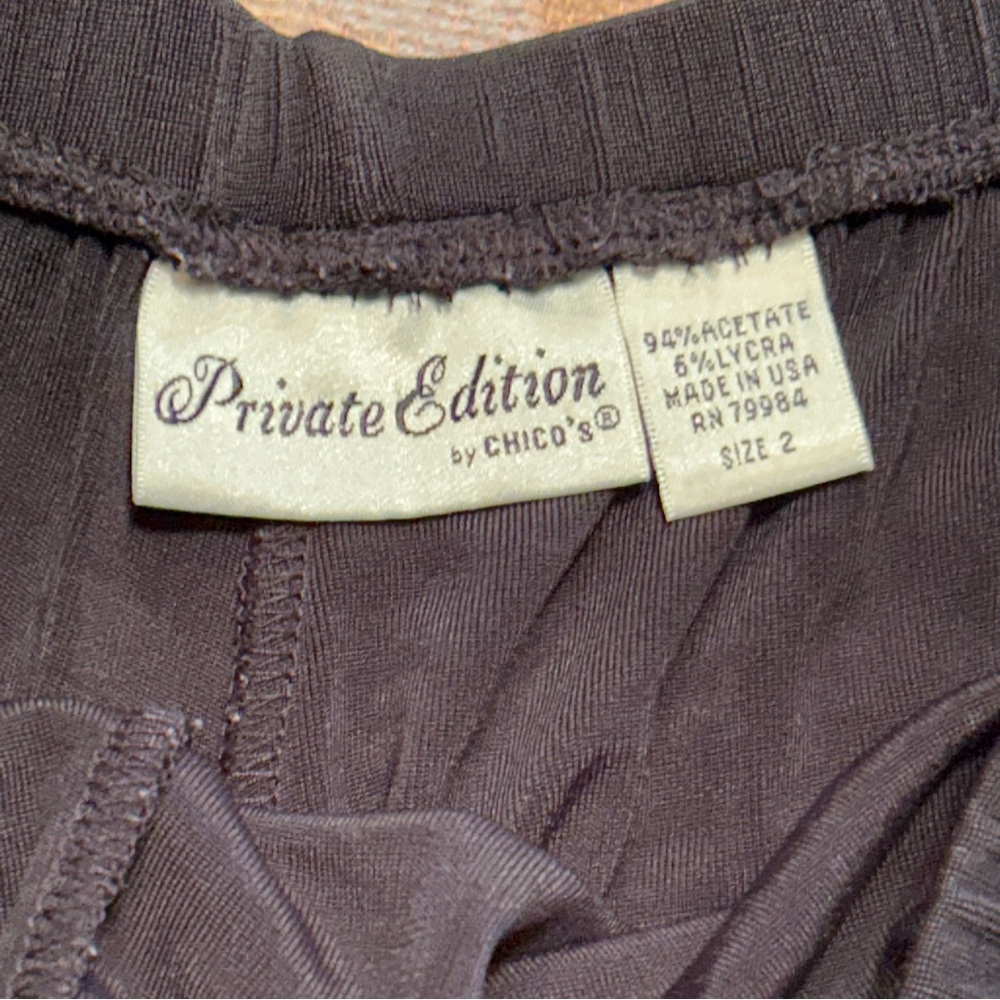 Black Chico’s Private Edition capri pants, M / Chico - Picture 4 of 9